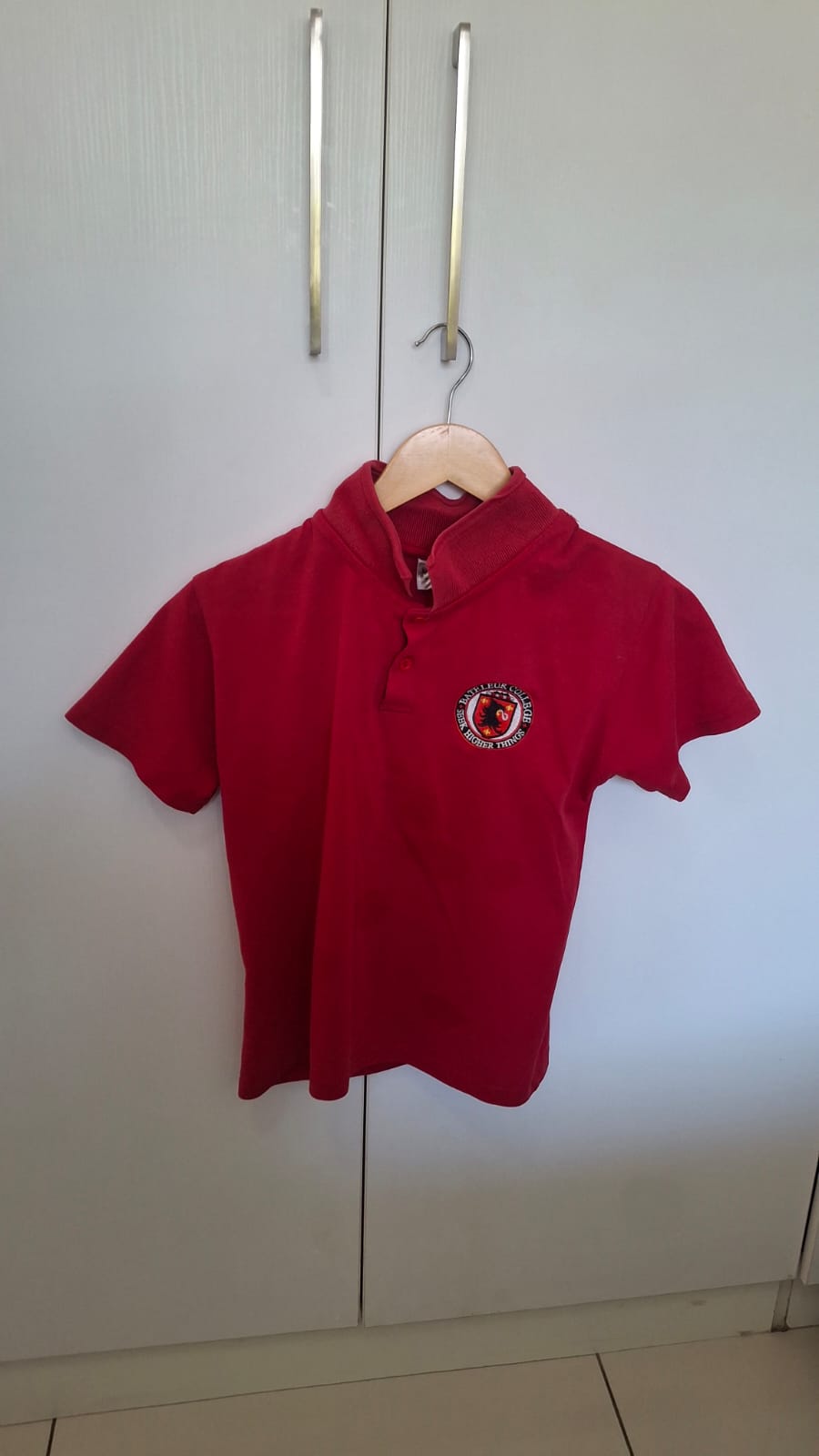 Bateleur College — Red golf shirt
